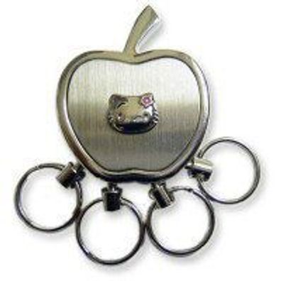 Sanrio Hello Kitty Schlüsselanhänger Metal Apple Neuware