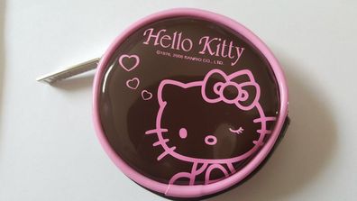 Sanrio Hello Kitty Geldbeutel Enamel Round Face Neuware