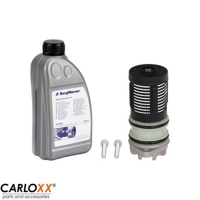 Hydraulikfilter Haldex-Kupplung + BorgWarner 0,85 Liter ÖL für VW GOLF 5 6 PASSAT B7