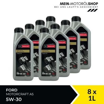 Ford Motorcraft A5 5W-30 8x1 Liter