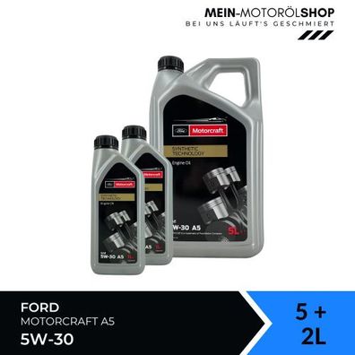 Ford Motorcraft A5 5W-30 5 + 2 Liter