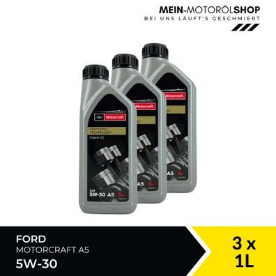Ford Motorcraft A5 5W-30 3x1 Liter