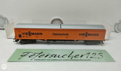 Fleischmann H0 DC 5386 gedeckter Güterwagen / Schiebedachwagen Viessmann OVP
