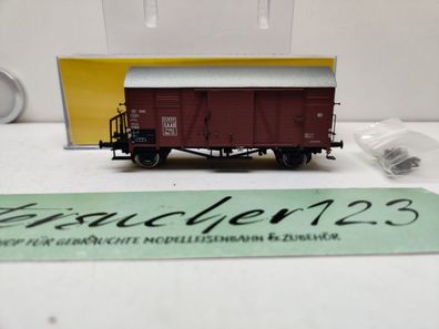 BRAWA H0 DC 47973 Gedeckter Güterwagen EUROP / SAAR / OVP