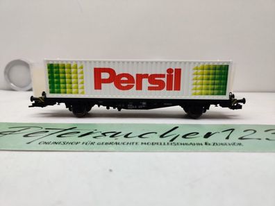 Fleischmann H0 DC 5244 Container Tragwagen "Persil" / OVP