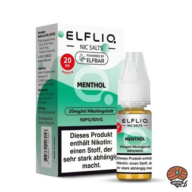 ELFLIQ by ELFBAR Menthol * 20mg/ml* Nikotinsalz, Liquid 10ml
