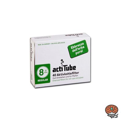 ActiTube Aktivkohlefilter Regular, 8 mm à 40 Stück