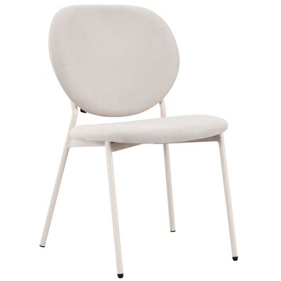 Selsey Broctalm - Polsterstuhl mit hydrophober Chenille, Hellbeige