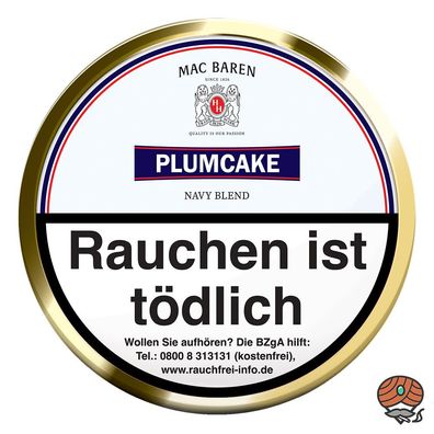 Mac Baren Plumcake Navy Blend Pfeifentabak 100g Metall-Dose