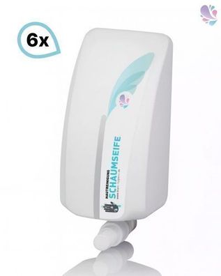 Schaumseife mild Lavela, 6x1-Liter Kartuschen 15.000 Anwendungen je SET