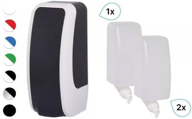 SET: Schaumseifenspender manuell + 2x 1-Liter Schaumseife mild - Produktset