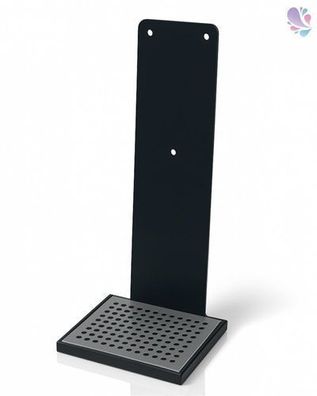 Wandhalterung Cosmos aus Edelstahl mit Auffangschale in versch. Farben für Desinfekti