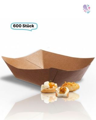 Snack-Schale Fingerfood groß, 600Stk, 800ml, 210x150x55mm, to go, take away, komposti
