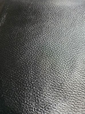 Rindsleder Nappaleder schwarz 1,5 mm - Weiches Vollleder für Polster, Taschen & Baste