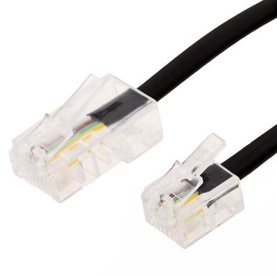 Kabel W.-St. RJ45 (8/4) - W.-St. RJ11 (6/4) 1m