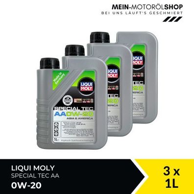 Liqui Moly Special Tec AA 0W-20 3x1 Liter