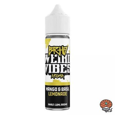 BRHD Barehead Weird Vibes Mango & Basil Lemonade, Longfill Aroma Liquid 10ml