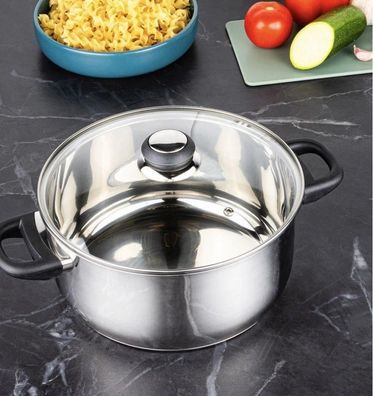 HI Bräter "Sylt" aus Edelstahl Maße: ca. Ø: 24 x H: 11,5cm