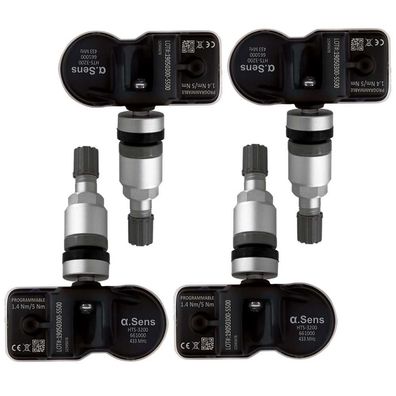 4x Autec RDKS Sensoren silber plug&play 661047S für Lamborghini Urus Reifen