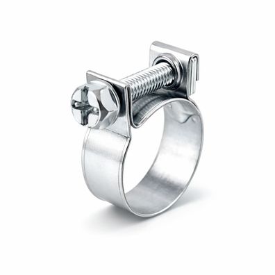 ABA Mini Spannbackenschelle 9mm breit DIN 3017 / Werkstoff W1 / (Durchmesser (innen)