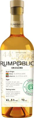 Illva Saronno Rump@Blic Origins Ghana ' Eswatini NV 0.7 L Flasche