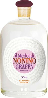 Nonino Distillatori Grappa Il Merlot Monovitigno NV 2 L Flasche