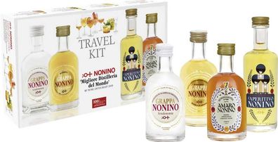 Nonino Distillatori Travel Kit 4X0,05L NV 0.5 L Flasche