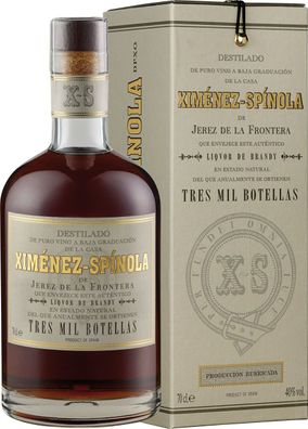Ximenez-Spinola Brandy 3.000 Botellas NV 0.7 L Flasche
