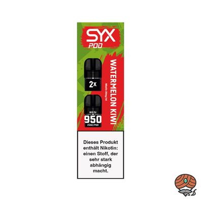 SYX POD Watermelon KIWI, 20mg/ml Nikotin à 2 Pods