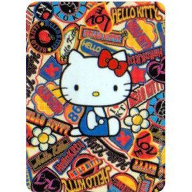 Sanrio Hello Kitty Magnet 7,5cmx5,5cm Logo Neuware