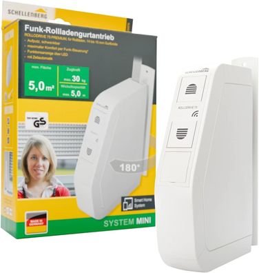 Schellenberg RolloDrive 75 Premium Elektrischer Gurtwickler mit Funk Neuware
