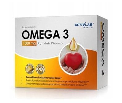 Activlab Pharma Omega 3 Weichkapseln, 1000 mg - 60 Stueck