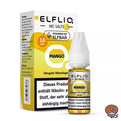 ELFLIQ by ELFBAR Mango * 10mg/ml* Nikotinsalz, Liquid 10ml