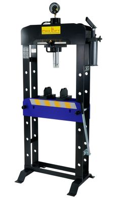 30t Werkstattpresse Rahmen verschweißt manuell Hydraulik verschiebbar, 01537