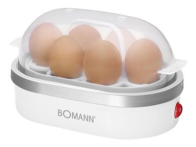 BOMANN Eierkocher EK 5022 CB für max. 6 Eier 400 W weiß
