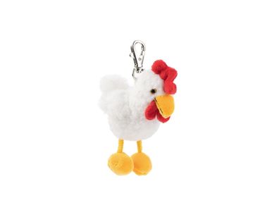 Schaffer Plüschtiere Schlüsselanhänger Huhn Brunhilde weiß