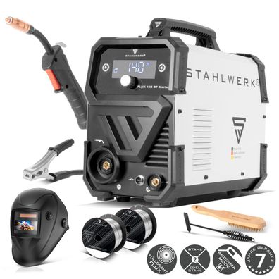Stahlwerk Schweißgerät FLUX 140 ST Digital mit 140 A Vollausstattung, Lift-TIG