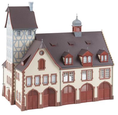 Faller H0 130163 Gebäude-Bausatz Hauptfeuerwache Nürnberg West mit Turm 1:87