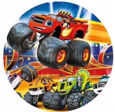 Tortenaufleger Blaze Essbar Zuckermasse Tortenbild Deko + 4 Muffin