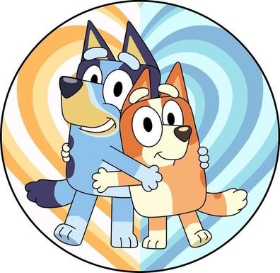 Tortenaufleger Blue x1 Essbar Zuckermasse Tortenbild Deko + 4 Muffin B5