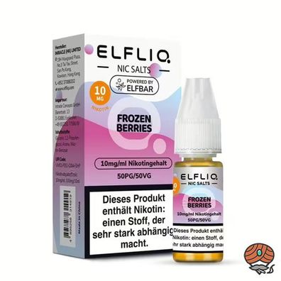ELFLIQ by ELFBAR Frozen Berries * 10mg/ml* Nikotinsalz, 10ml Liquid