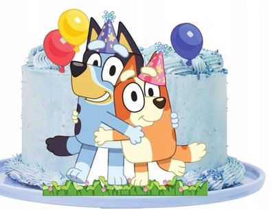 Blue 14x10cm Essbar Tortenaufleger Torte Tortenbild Zuckerbild