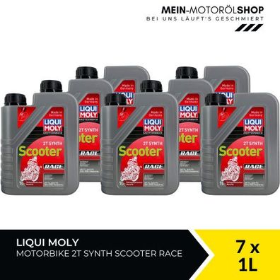 Liqui Moly Motorbike 2T Synth Scooter Race 7x1 Liter