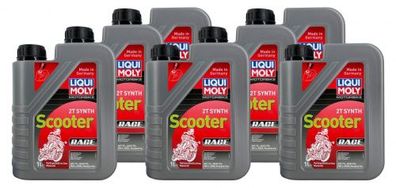 Liqui Moly Motorbike 2T Synth Scooter Race 7x1 Liter
