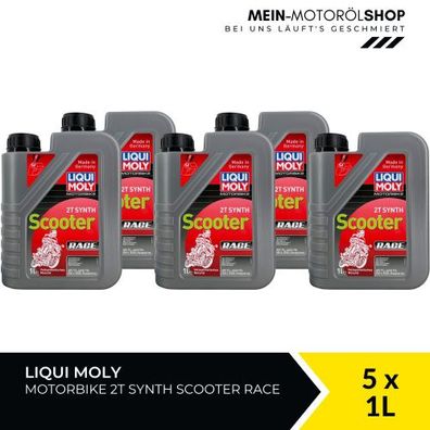 Liqui Moly Motorbike 2T Synth Scooter Race 5x1 Liter