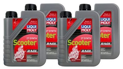 Liqui Moly Motorbike 2T Synth Scooter Race 4x1 Liter