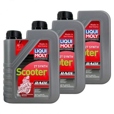 Liqui Moly Motorbike 2T Synth Scooter Race 3x1 Liter