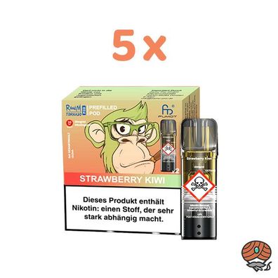 RandM Tornado POD Strawberry Kiwi 20mg/ml Nikotin 5x 2 Pods