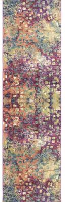 Rosa/Multi Safavieh Monaco Polyproplen Läufer 66x245cm