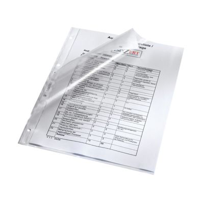 LEITZ Prospekthülle A4 PP genarb t 0 12 mm Lochseite (80478400)